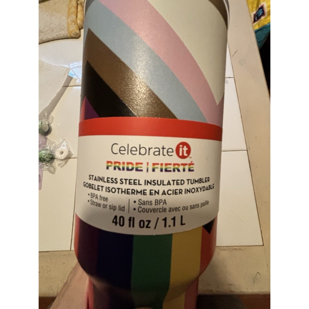 Celebrate iT-Pride Edition Stainless Steel Insulated Tumbler 40floz[K] - Picture 7 of 7